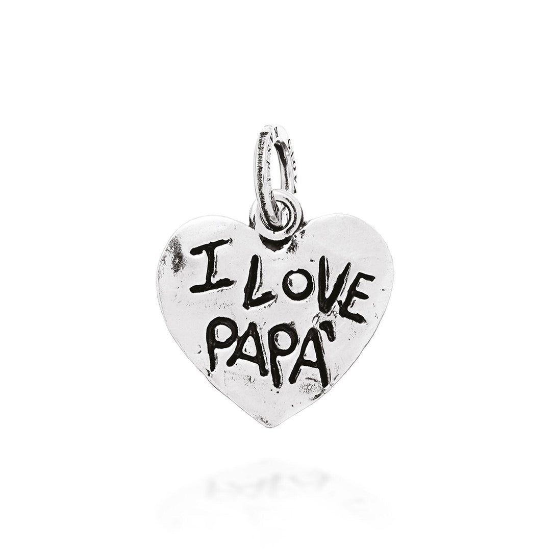 Giovanni Raspini charm Cuore I LOVE PAPA' argento 925 8631 - Capodagli 1937