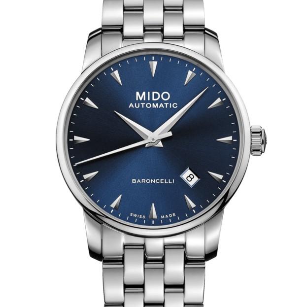 Mido orologio Baroncelli Midnight Blue Gent 38mm automatico M8600.4.15.1 - Gioielleria Capodagli