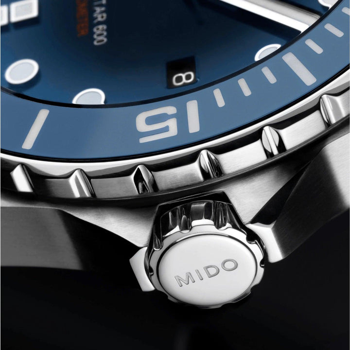 Mido orologio Ocean Star 600 Chronometer COSC 43,5mm blu automatico acciaio M026.608.11.041.01 - Capodagli 1937