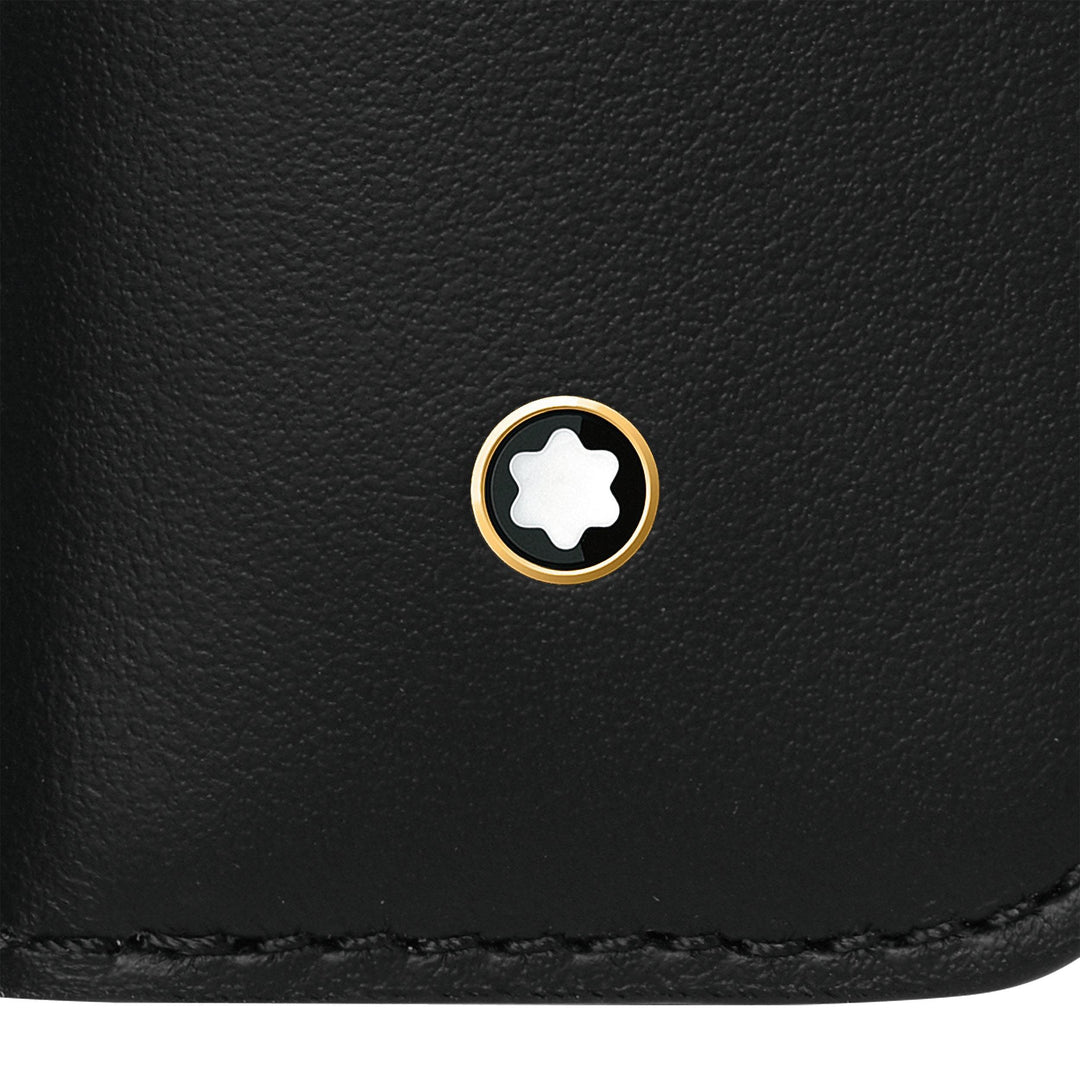 Montblanc case for 1 writing instrument with Meisterstück Selection scarab print black 126271 - Gioielleria Capodagli