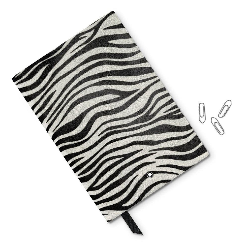 Cuaderno Montblanc bloc de notas 146 rayas Estampados animales cebra papelería de lujo 118031 - Gioielleria Capodagli