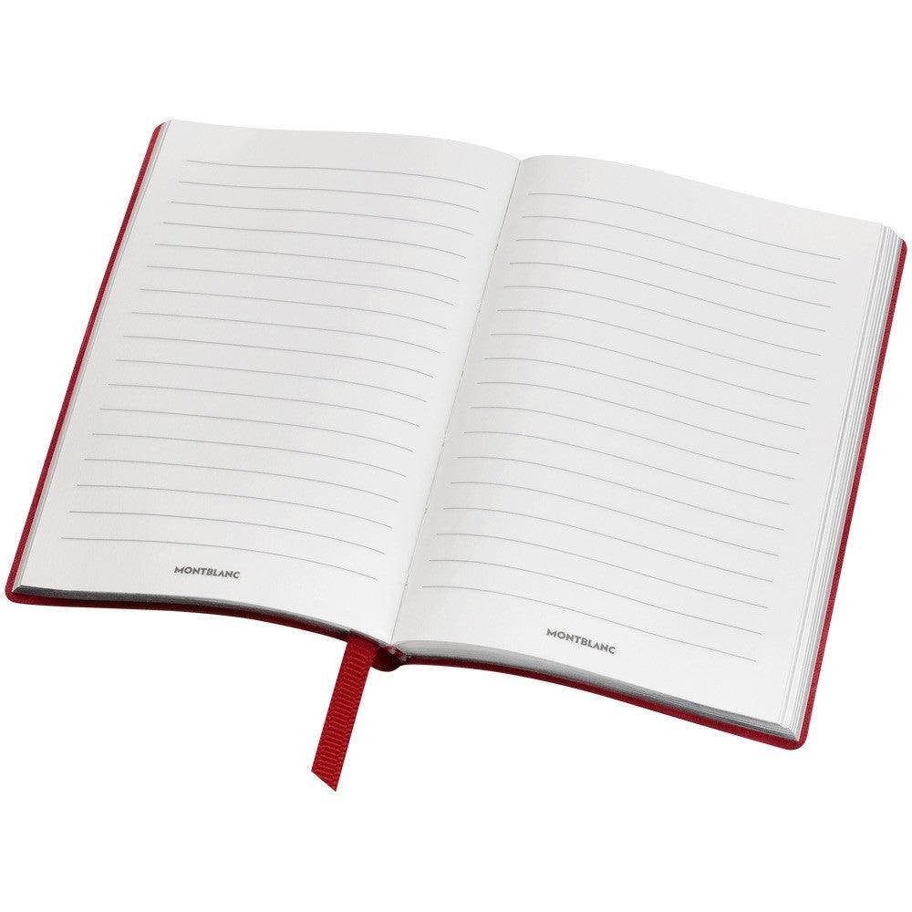 Montblanc blocco note notebook 148 a righe Red ( rosso ) cancelleria di lusso 118039 - Gioielleria Capodagli