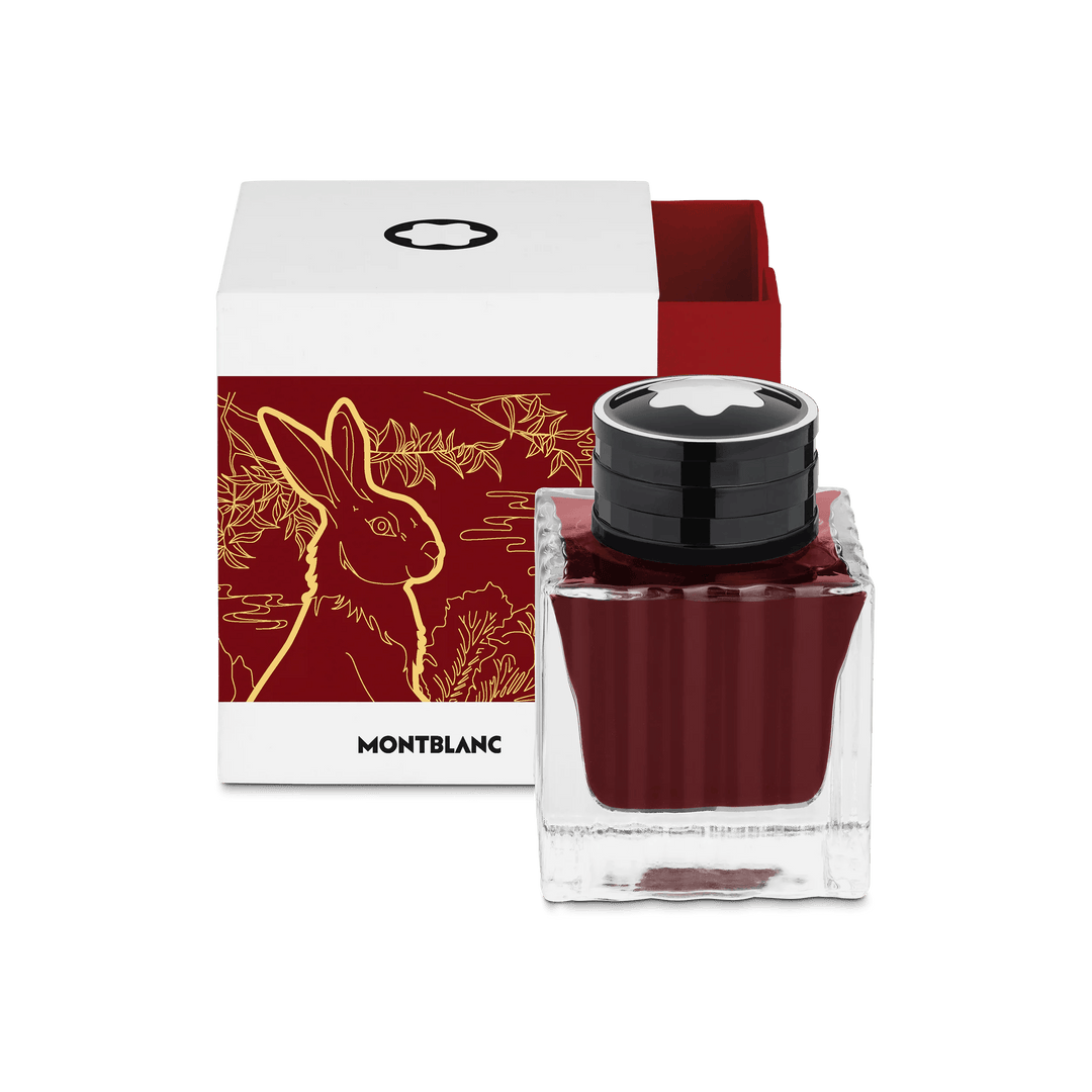 Montblanc boccetta d'inchiostro 50 ml rosso La leggenda dello zodiaco il Coniglio 129485 - Capodagli 1937