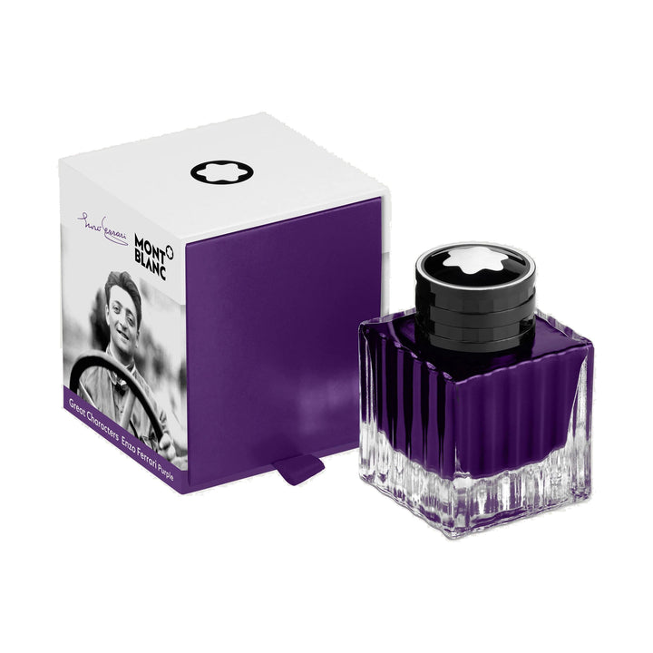 Montblanc boccetta d'inchiostro 50ml Great Characters Enzo Ferrari Special Edition viola 128080 - Capodagli 1937