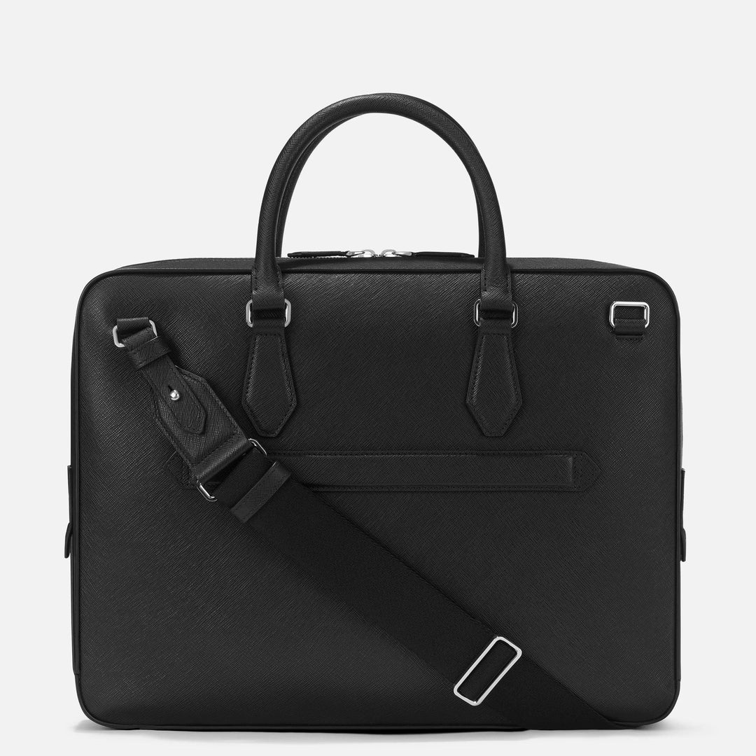 Sac porte-documents moyen Montblanc Montblanc Sartorial noir 130271 - Capodagli 1937
