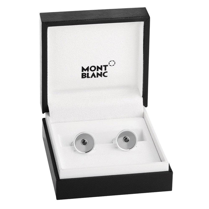 Montblanc gemelli Essential Sartorial argento 925 116643 - Gioielleria Capodagli