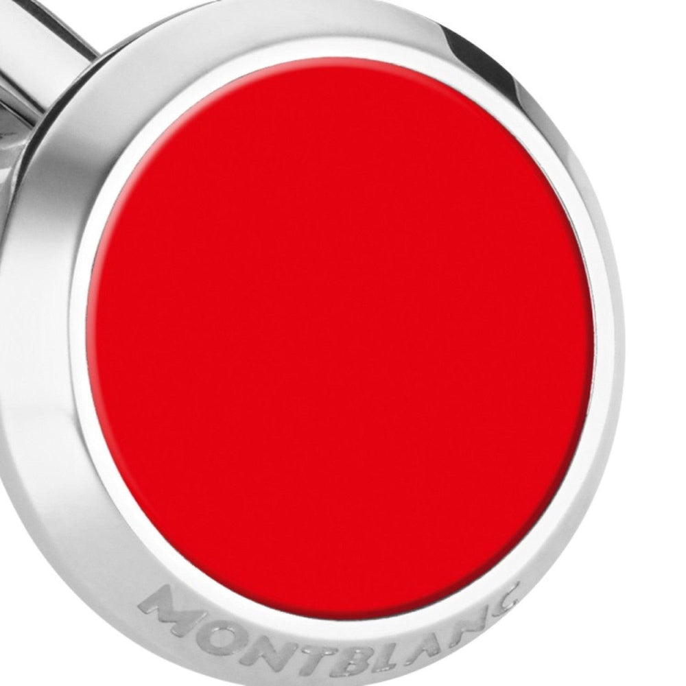 Gemelos Montblanc de acero rojo (PRODUCT) RED 118880 - Joyería Capodagli