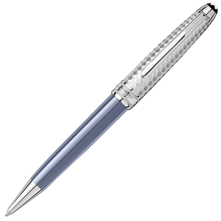 Montblanc penna a sfera Meisterstück Glacier Doué blu 129405 - Capodagli 1937