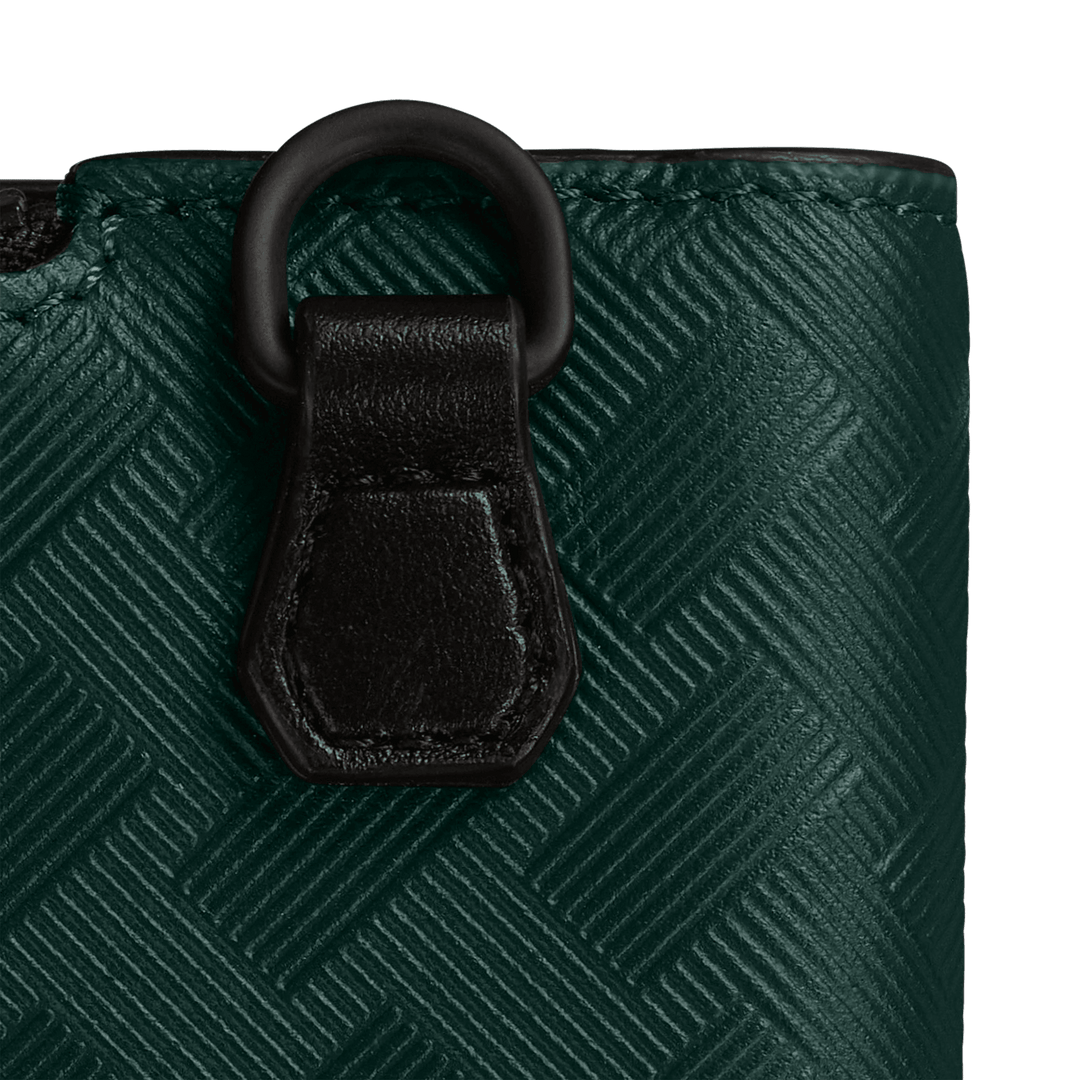 Montblanc porta carte di credito 3 scomparti con cerniera Montblanc Extreme 3.0 verde 130461 - Capodagli 1937