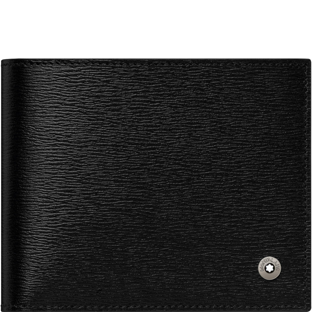 Montblanc portafoglio 6 scomparti con 2 tasche trasparenti 4810 Westside nero 114688 - Gioielleria Capodagli