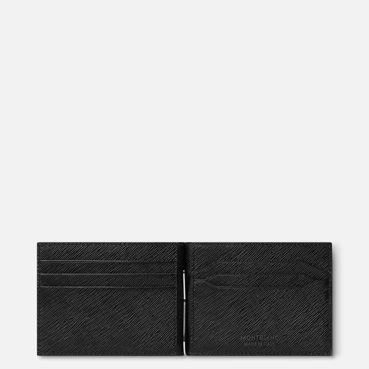 Montblanc portafoglio con 6 scomparti e fermasoldi Montblanc Sartorial nero 130316 - Capodagli 1937