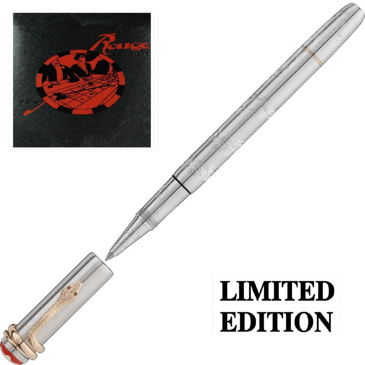 Montblanc roller Heritage Rouge et Noir Solitaire Serpent Limited Edition 1906 116555 - Gioielleria Capodagli