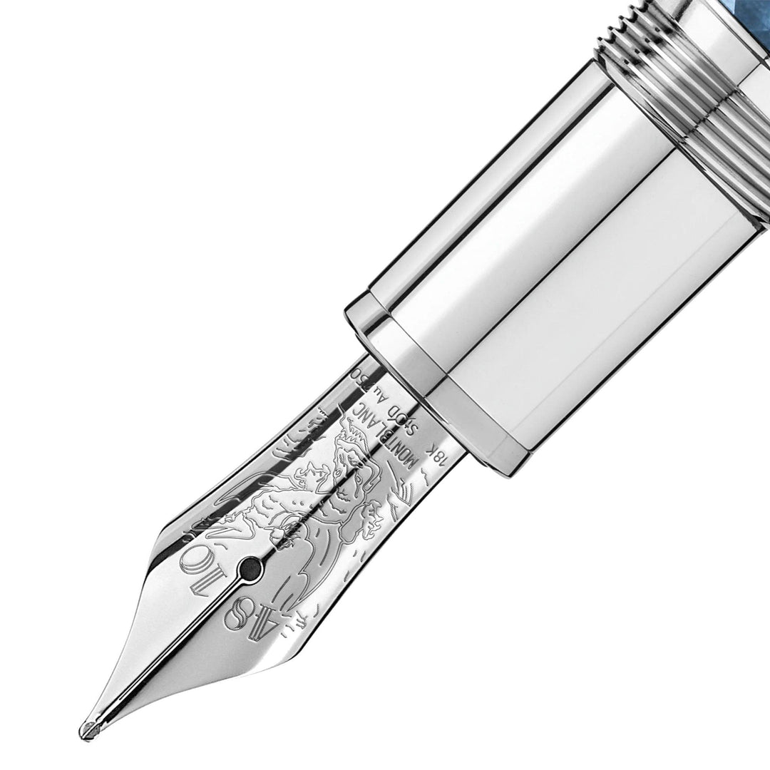 Montblanc stilografica Meisterstück Glacier Solitaire punta F 129406 - Capodagli 1937