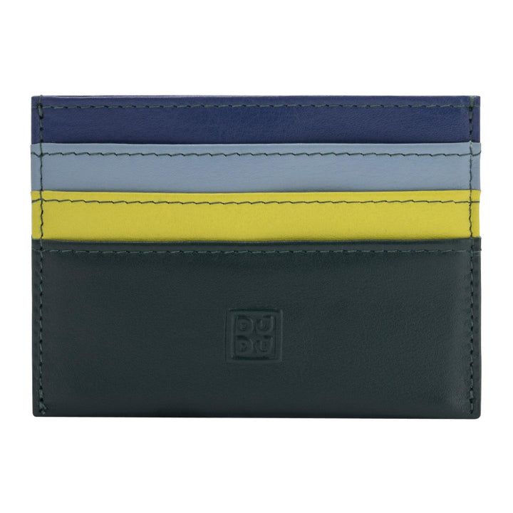 Porta carte di credito colorato in pelle Nappa 6 tasche DUDU - Capodagli 1937