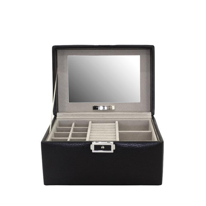 Friedrich23 Milano porte-bijoux avec poignée Noir 20142-2 - Capodagli 1937