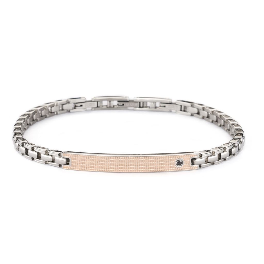 Sovrani bracciale uomo Infinity acciaio J5433 - Gioielleria Capodagli