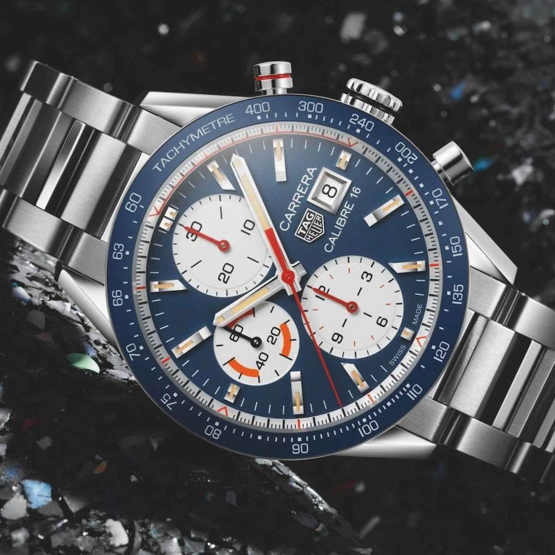 TAG Heuer orologio Carrera Calibre 16 cronografo automatico 41mm CV201AR.BA0715 - Gioielleria Capodagli
