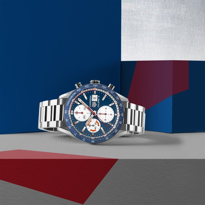 TAG Heuer orologio Carrera Calibre 16 cronografo automatico 41mm CV201AR.BA0715 - Gioielleria Capodagli