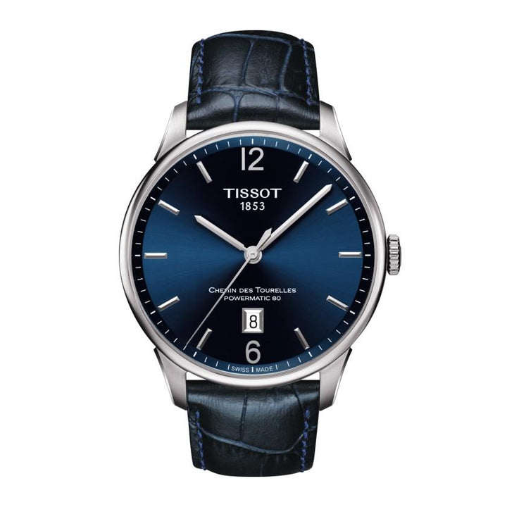 Tissot orologio Chemin Des Tourelles Powermatic 80 42mm blu automatico acciaio T099.407.16.047.00 - Gioielleria Capodagli