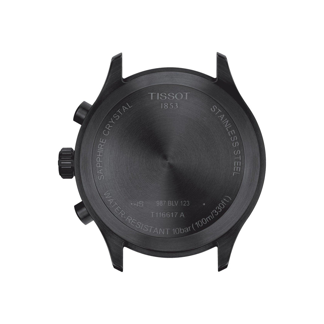 Tissot orologio Chrono XL Vintage 45mm nero quarzo acciaio finitura PVD nero T116.617.36.052.00 - Capodagli 1937
