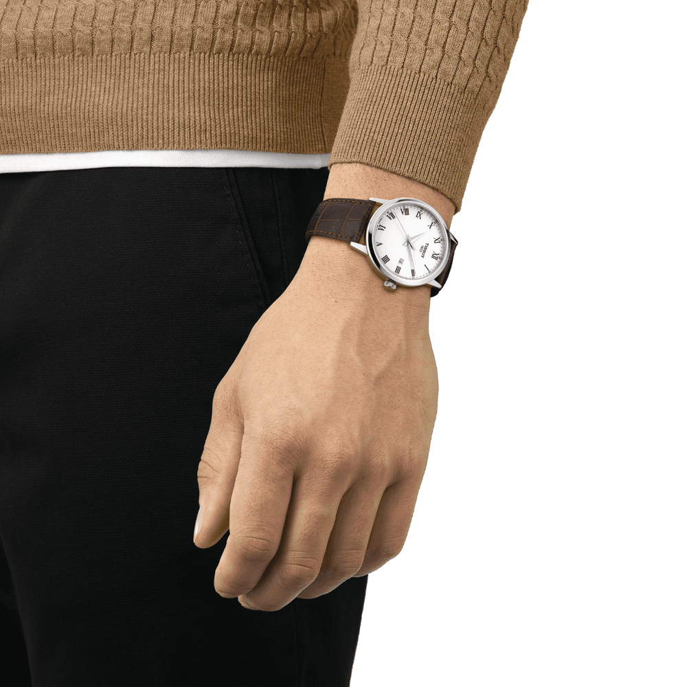 Montre Tissot Classic Dream 42mm acier quartz blanc T129.410.16.013.00 - Gioielleria Capodagli