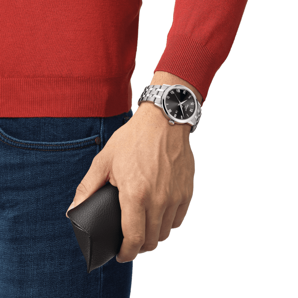 Montre Tissot Classic Dream 42mm acier quartz noir T129.410.11.053.00 - Gioielleria Capodagli