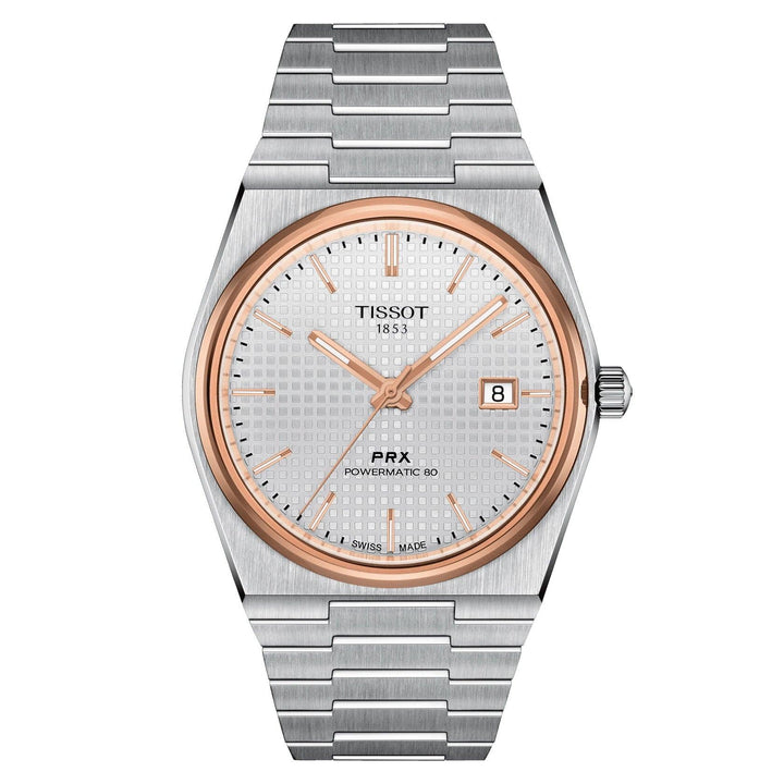 Tissot orologio PRX Powermatic 80 40mm argento automatico acciaio T137.407.21.031.00 - Capodagli 1937