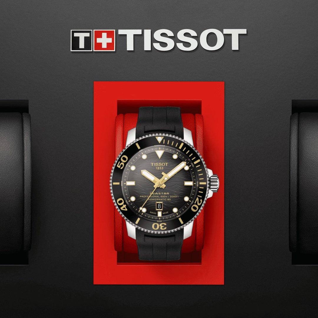 Tissot orologio Seastar 2000 Professional Powermatic 80 Certificato ISO 6425 (2018) 46mm grigio acciaio automatico T120.607.17.441.01 - Capodagli 1937