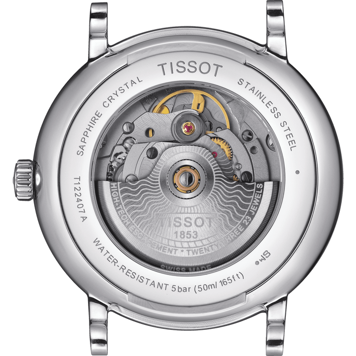 Tissot orologio uomo Carson Powermatic 80 automatico 40mm acciaio T122.407.11.033.00 - Gioielleria Capodagli