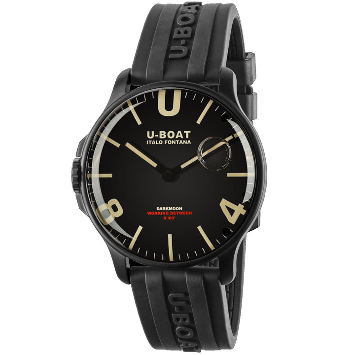 U-BOAT orologio DARKMOON 44mm BLACK IPB quarzo acciaio finitura IPB nero 8464/B - Capodagli 1937